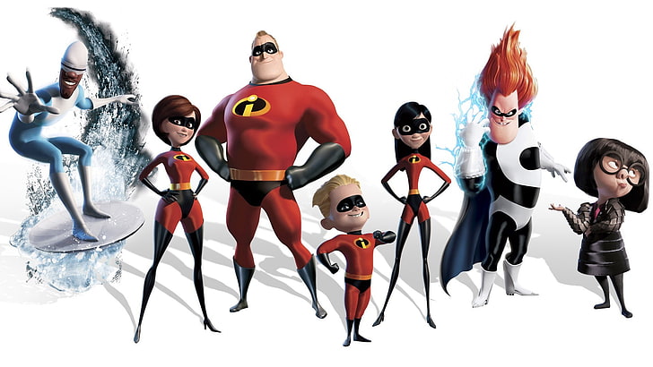 The Incredibles, movies, animated movies, HD wallpaper