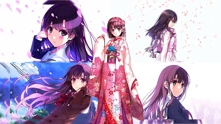 Saenai Heroine no Sodatekata, Anime Girls, Megumi Katou, HD-Hintergrundbild