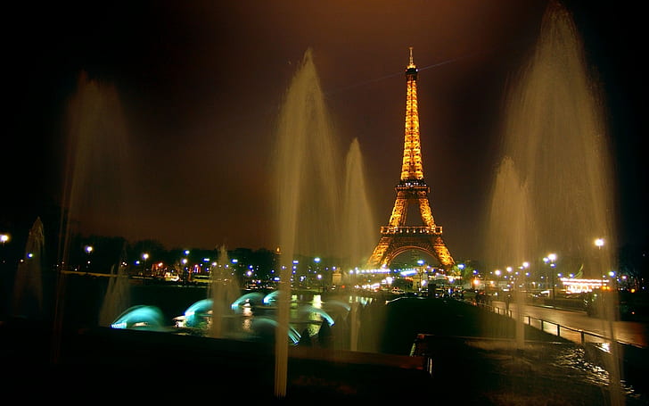 Paris, Eiffeltornet, Frankrike, HD tapet