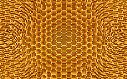 Abstract Honeycomb Structure, honeycomb, HD wallpaper HD wallpaper