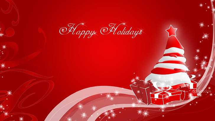 Happy Holidays HD, happy holidays greetings, happy holidays, HD wallpaper