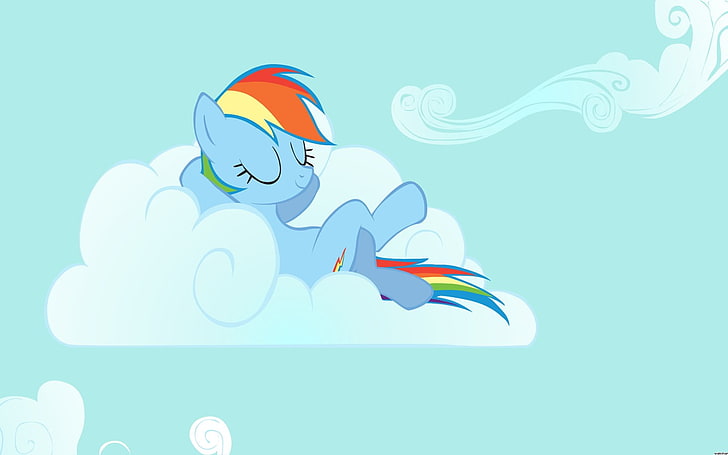 Обои My Little Pony, Мой маленький пони, Rainbow Dash, HD обои