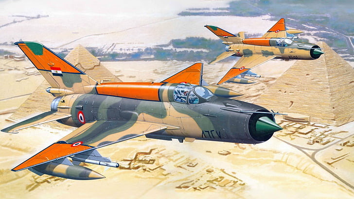 المقاتلات النفاثة ، ميكويان جورفيتش ميج 21، خلفية HD