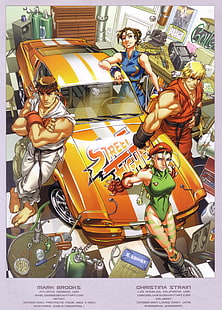 วิดีโอเกมนักสู้ข้างถนน ryu artbook chunli artwork ken Video Games Street Fighter HD Art, Video Games, street fighter, วอลล์เปเปอร์ HD HD wallpaper