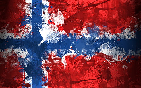 Bandera de Noruega, Noruega, bandera, símbolo, color, fondo, textura, Fondo de pantalla HD HD wallpaper