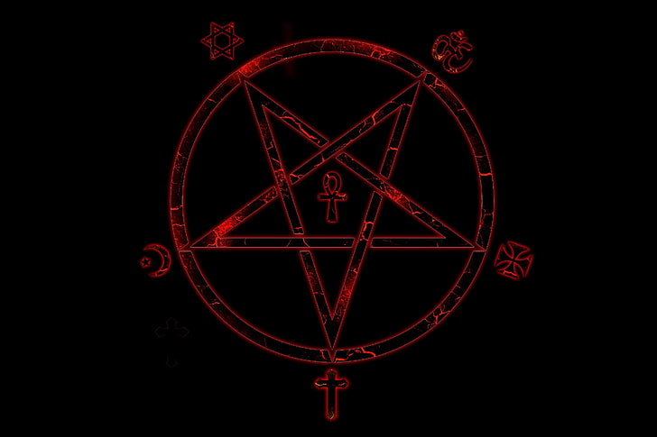 inquietante, oscuro, malvagio, horror, occulto, satanico, Sfondo HD