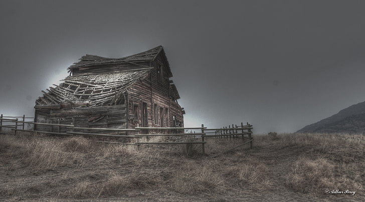 Days Gone By, Vintage, barns, old barns, architecture, canada, vancouver island, ranch, desert, buildings, HD wallpaper