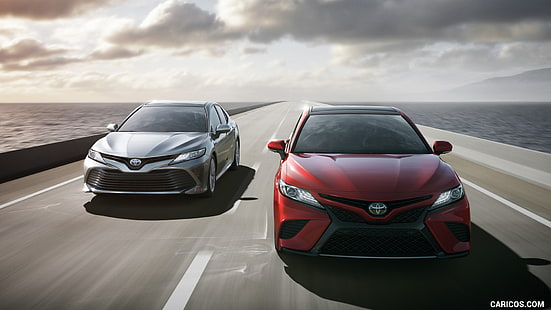 кола, Toyota, превозно средство, път, Toyota Camry, HD тапет HD wallpaper
