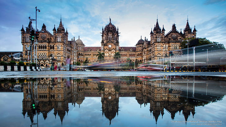 Chhatrapati Shivaji Maharaj Terminus, Mumbai, India, Architecture, วอลล์เปเปอร์ HD