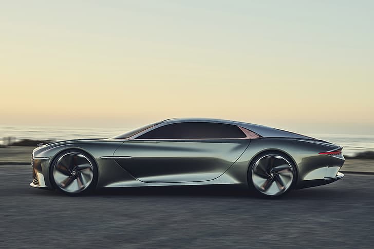 Coupé, Bentley, Seitenansicht, Concept Car, 2019, EXP 100 GT, HD-Hintergrundbild