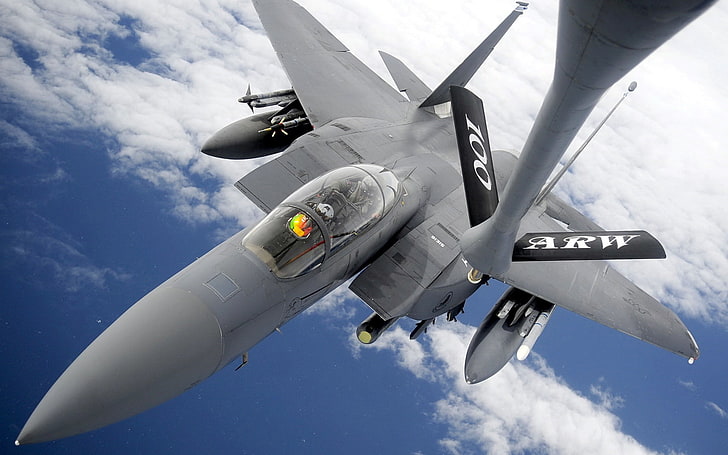 F15 Refueling, fighter jet illusatration, Aircrafts / Planes, , plane, aircraft, HD wallpaper