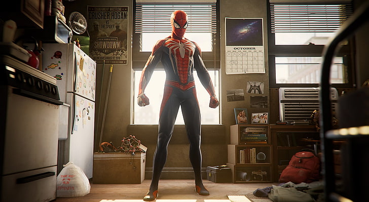 Marvel Spider-Man Tech Suit, Spider-Man, Insomniac Games, Spider-Man (2018), Fondo de pantalla HD