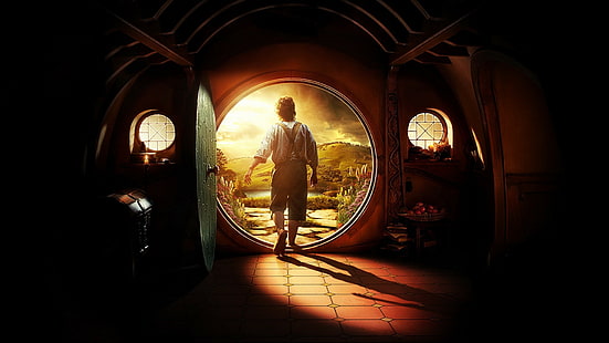 The Hobbit, The Hobbit: An Onexpected Journey, Bilbo Baggins, filmer, HD tapet HD wallpaper