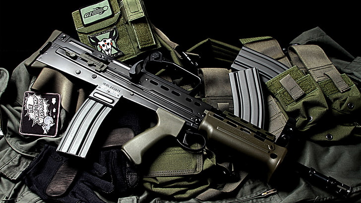 エアガンガンL85ライフルエンターテイメントその他のHDアート、軍事、銃、エアガン、ライフル、 HDデスクトップの壁紙