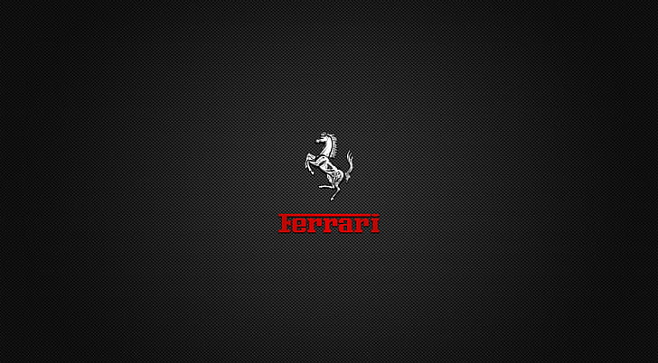 Ferrari, Aero, Negro, Logotipo, Ferrari, Fibra de vidrio, Fondo de pantalla HD