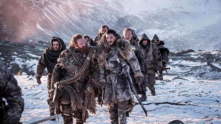 5k, Jon Snow, Kit Harington, TV Series, Game of Thrones Season 7, HD wallpaper