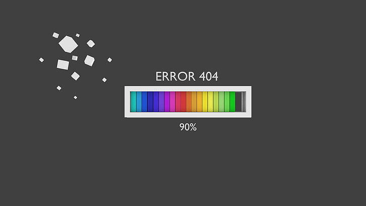 รหัสสี 404 ไม่พบข้อผิดพลาดสเปกตรัมโทนสีอบอุ่นมีสีสัน, วอลล์เปเปอร์ HD