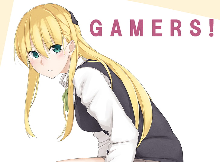 геймеры !, аниме девушки, карен тенду, HD обои
