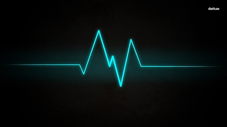 Technology, Heartbeat Wave, HD wallpaper