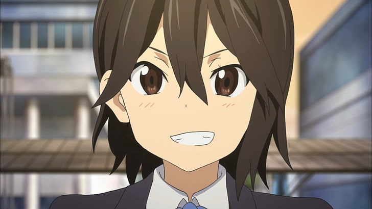brown haired male anime character, anime, Kokoro Connect, anime girls, HD wallpaper