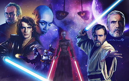 Star Wars, Anakin Skywalker, General Grievous, HD tapet HD wallpaper