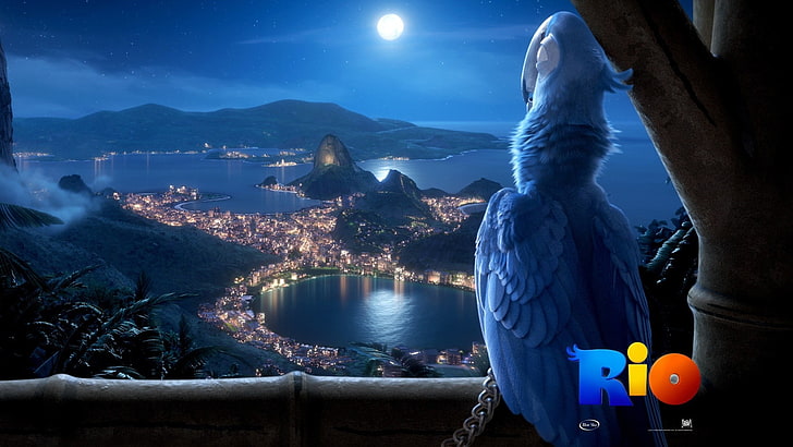 Rio digital wallpaper, filmes, Rio (filme), filmes animados, HD papel de parede