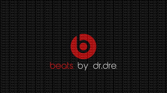 Beats by Dr. Dre обои, текстура, звук, логотип, бренд, биты от dr.dre, биты, биты аудио, HD обои HD wallpaper