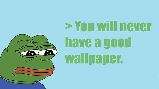 Ilustração de Pepe the Frog, Pepe (meme), Pepe, Sadfrog, HD papel de parede HD wallpaper