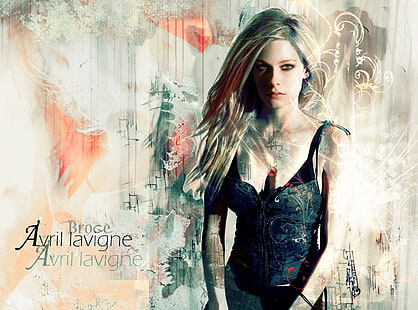 Avril Lavigne, Música, Avril Lavigne, avril, avril lavigne duvarka, hd avril lavigne, Fondo de pantalla HD HD wallpaper