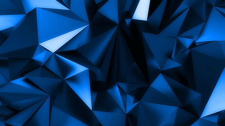 dazzler, biru, kristal, Wallpaper HD