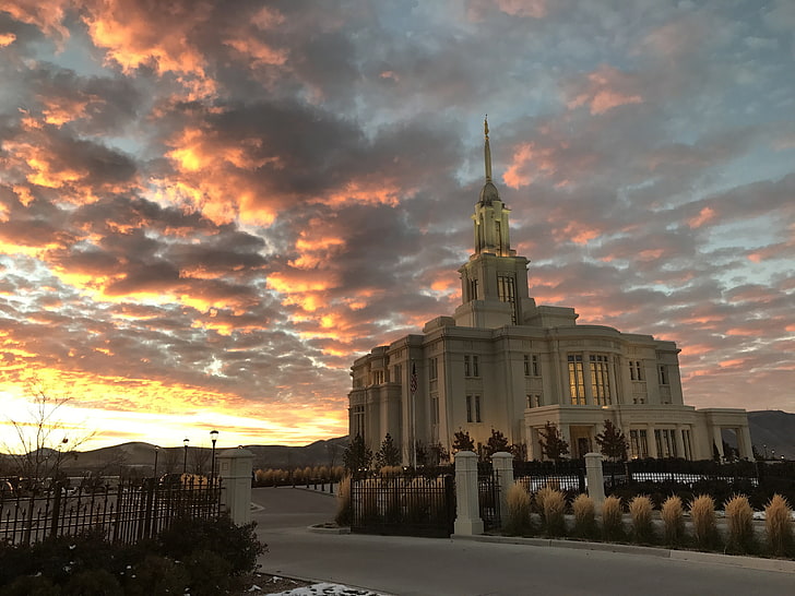 Die Kirche Jesu Christi der Heiligen der Letzten Tage, HLT, Mormon, Tempel, HD-Hintergrundbild