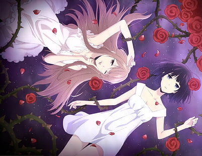 Anime, Kuzu no Honkai, Akane Minagawa, Hanabi Yasuraoka, HD wallpaper HD wallpaper