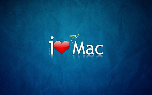 Я люблю свой Mac, я люблю свой текст Mac, компьютеры, 1920x1200, яблоко, Macintosh, HD обои HD wallpaper