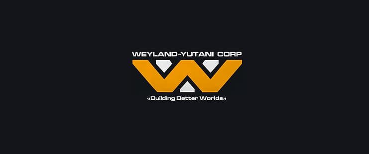 Пришельцы (фильм), Weyland-Yutani Corporation, логотип, сверхширокий, HD обои HD wallpaper