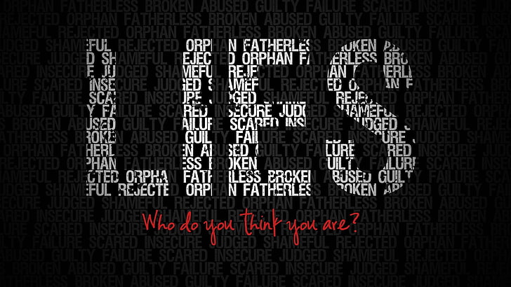 words, black and white, lies, psychology, HD wallpaper