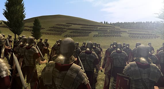 Romerska armén, romarna, barbarerna, Rom: totalt krig, HD tapet HD wallpaper