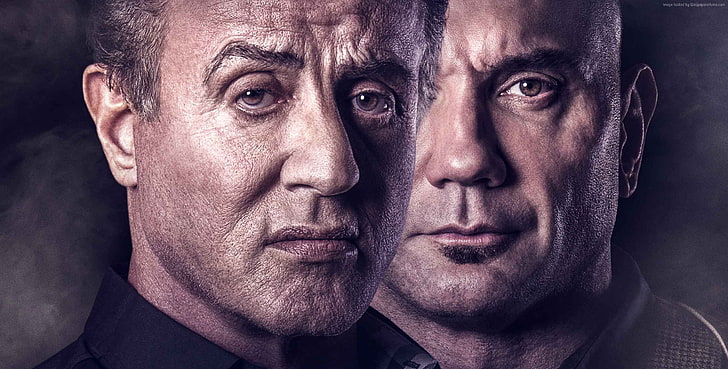 Sylvester Stallone, plakat, Dave Bautista, Escape Plan 2 Hades, Tapety HD