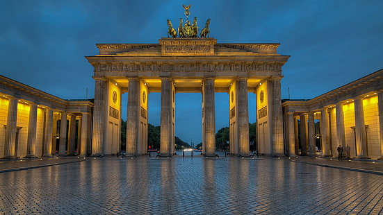 Бранденбургские ворота, HD обои HD wallpaper