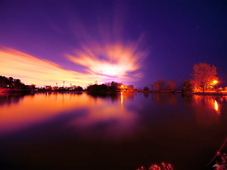 golden hour shallow focus photography of calm body of water overlooking island, celestial, light, golden hour, shallow focus, photography, calm, body of water, island  park, trees, sky  lake, toronto  ontario, canada, nature, water  colors, night, clouds, reflections, stars, outdoors, lights, evening, movement, purple, wind, dex, flickr, flicker, flikr, flick, collection, colours, colour, color, pages, photoshop, google, yahoo, msn, beauty, beautiful, brilliant, sensational, amazing, best, top, hot, photograph, photos, photo, exposure, pics, pix, pic, images, image, screen,savers, clip,art, thumbnails, thumb, digital  graphics, Shots, sunset, reflection, lake, dusk, water, sky, summer, landscape, scenics, twilight, HD wallpaper