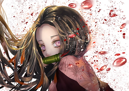 Anime, Demon Slayer: Kimetsu no Yaiba, Nezuko Kamado, HD papel de parede HD wallpaper