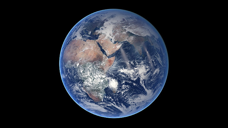 วอลล์เปเปอร์ Planet Earth, Earth, ความเรียบง่าย, อวกาศ, การแสดงผล, ศิลปะอวกาศ, ศิลปะดิจิตอล, CGI, วอลล์เปเปอร์ HD