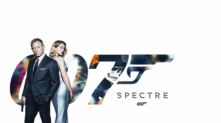 007 Spectre poster do filme, James Bond, filmes, 007, Léa Seydoux, Daniel Craig, HD papel de parede