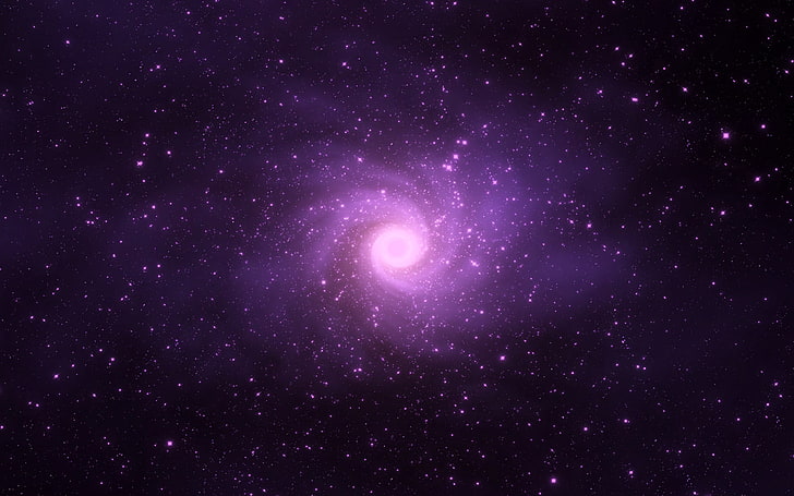 lila Galaxie, Apple Inc., Weltraum, Sterne, HD-Hintergrundbild