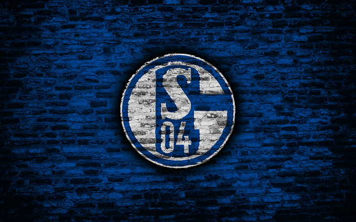 Futebol, FC Schalke 04, Logotipo, HD papel de parede