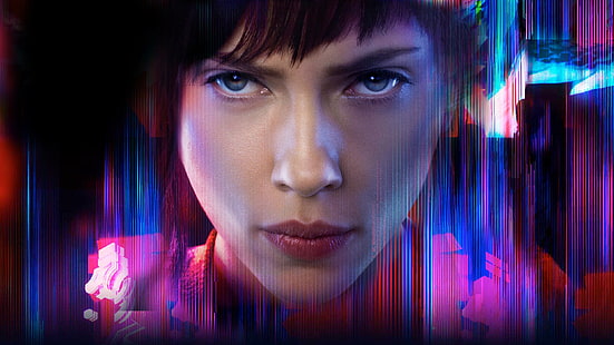 Ghost in the Shell, Scarlett Johansson, Kusanagi Motoko, Ghost in the Shell (ภาพยนตร์), ผู้หญิง, วอลล์เปเปอร์ HD HD wallpaper