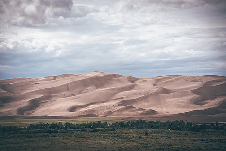 pasir, gundukan, langit, gurun, Wallpaper HD HD wallpaper