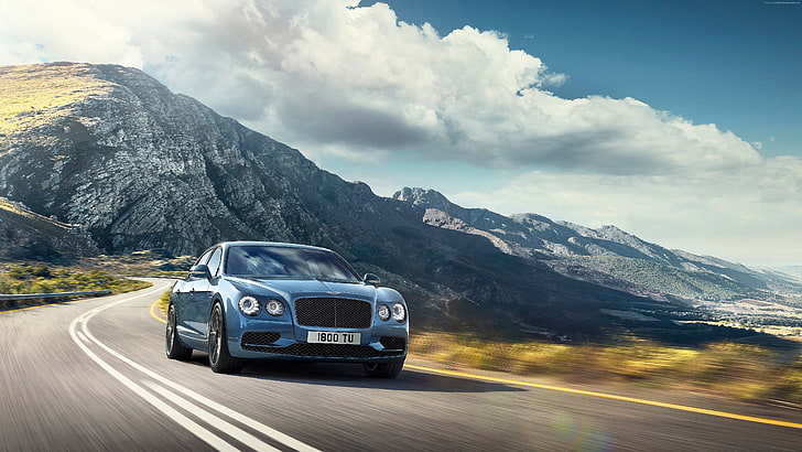 carros de luxo, Bentley voando esporão W12 S, paris auto show 2016, HD papel de parede