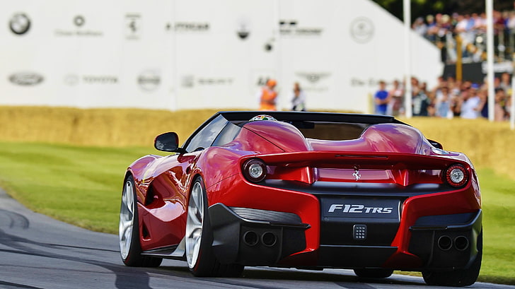 cupê vermelho e preto, Ferrari, F12, F12 Berlinetta, carro, HD papel de parede