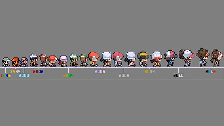 Эволюция покемонов, разные иллюстрации персонажей покемонов, аниме, 1920x1080, покемон, эволюция, HD обои