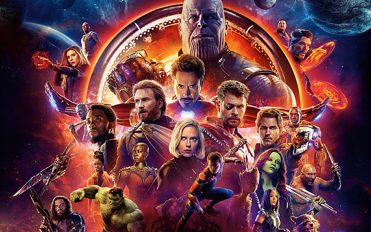 avengers: infinity war, tutti gli eroi, i film, Sfondo HD